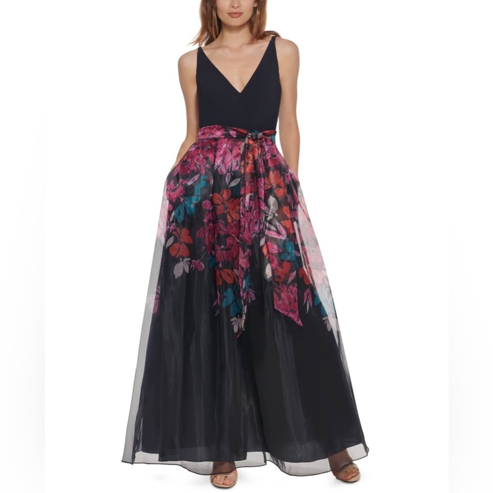 ELIZA J Floral Ballgown | Size 6 |